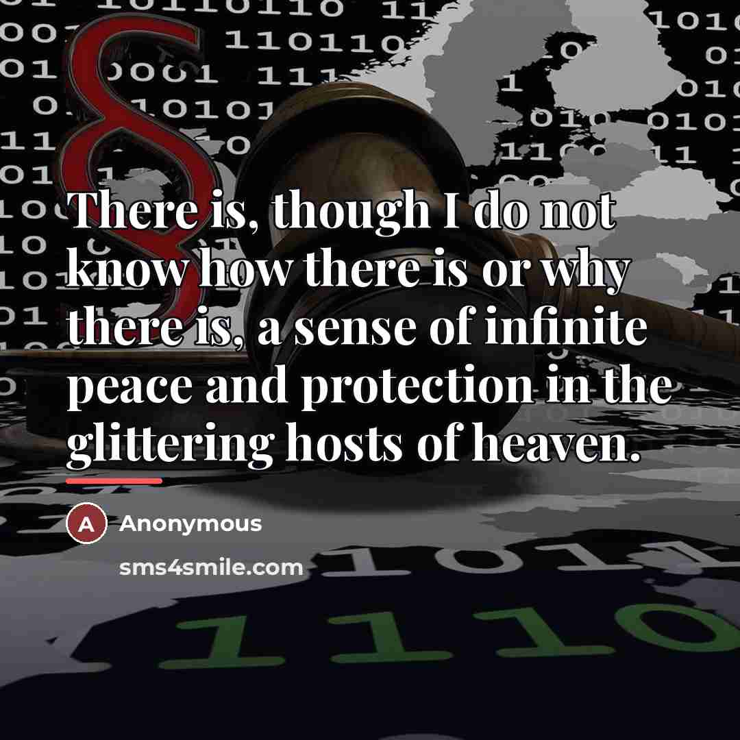“There is, though I do not know how there is…” quote by Anonymous