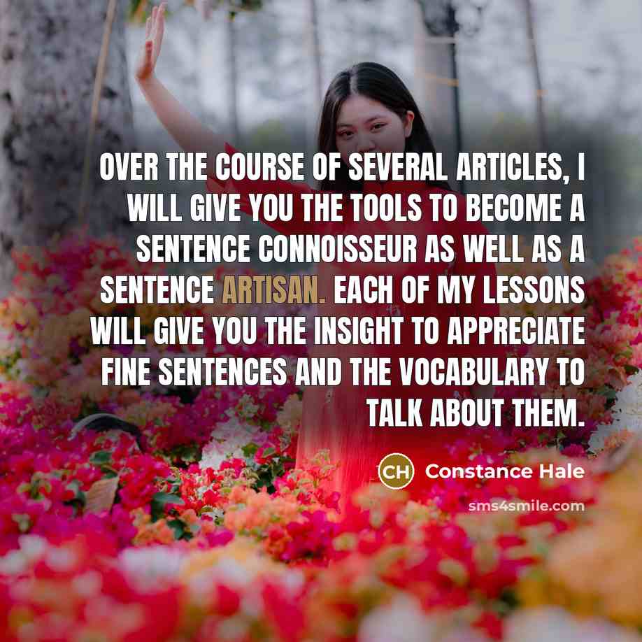 “Over the course of several articles, I will give you…” quote by Constance Hale