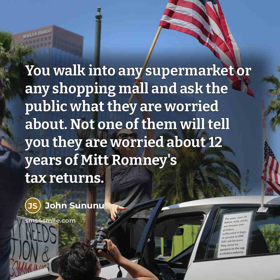 “You walk into any supermarket or any shopping mall and…” quote by John Sununu