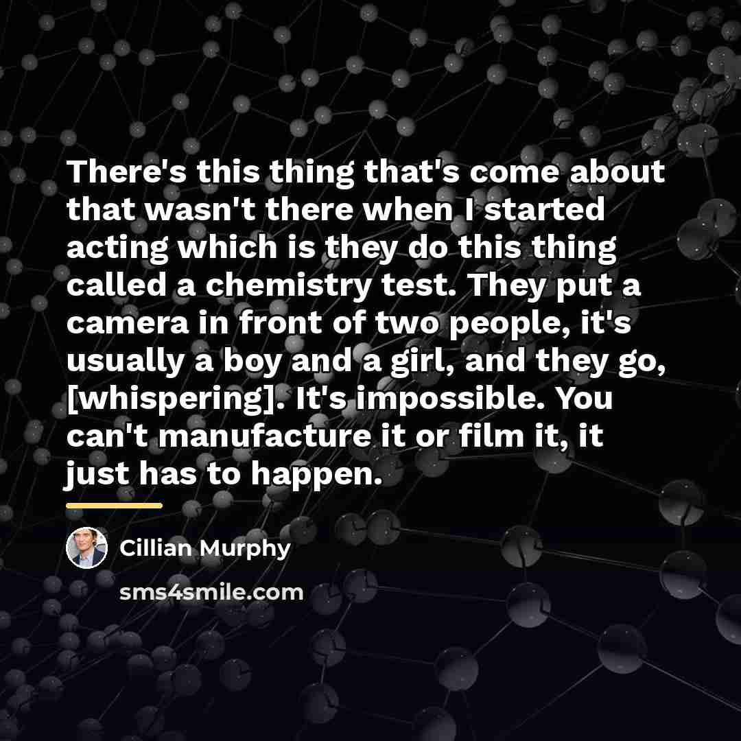 “There's this thing that's come about that wasn't there when…” quote by Cillian Murphy