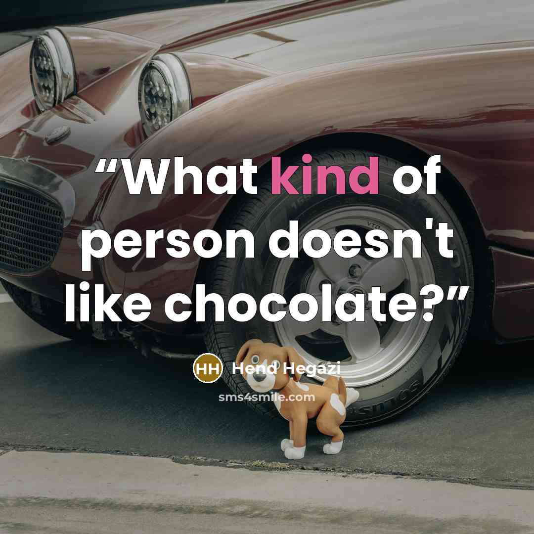 “What kind of person doesn't like chocolate?” quote by Hend Hegazi