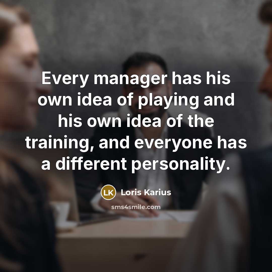 “Every manager has his own idea of playing and his…” quote by Loris Karius