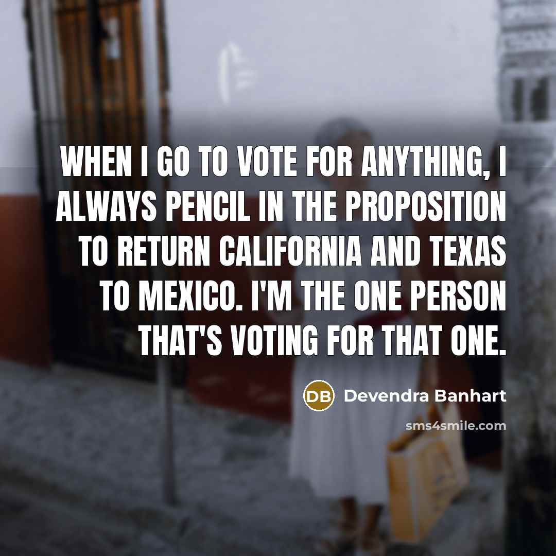 “When I go to vote for anything, I always pencil…” quote by Devendra Banhart
