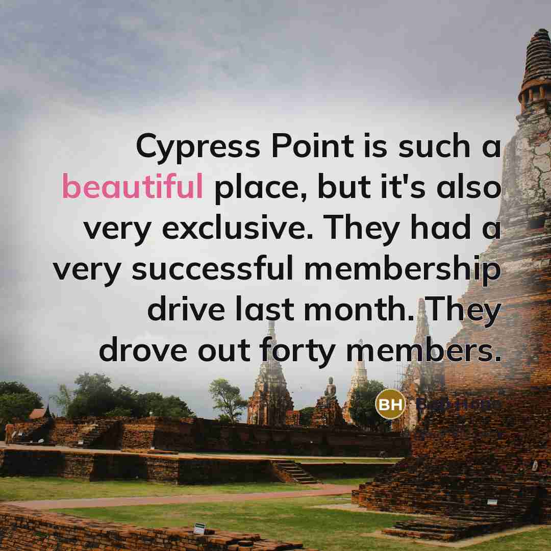 “Cypress Point is such a beautiful place, but it's also…” quote by Bob Hope