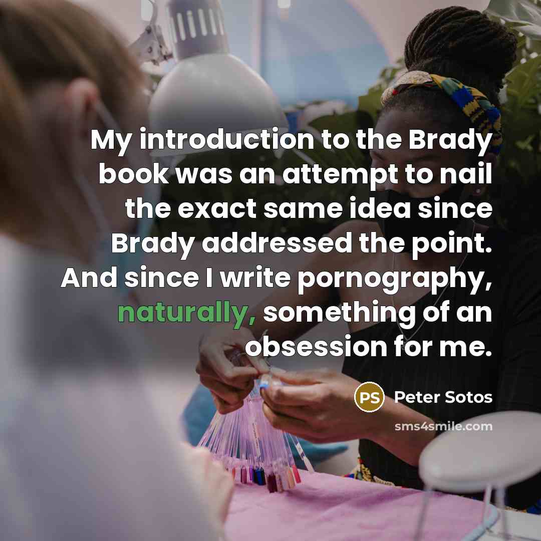 “My introduction to the Brady book was an attempt to…” quote by Peter Sotos