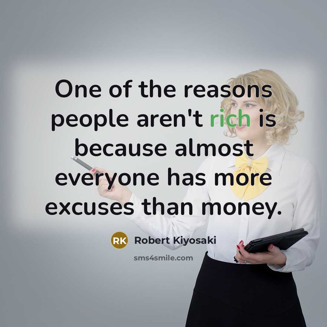 “One of the reasons people aren't rich is because almost…” quote by Robert Kiyosaki