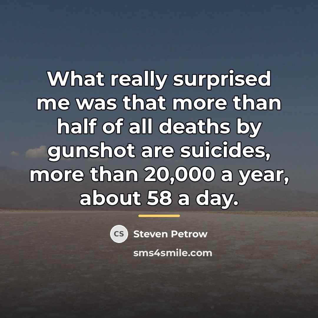 “What really surprised me was that more than half of…” quote by Steven Petrow