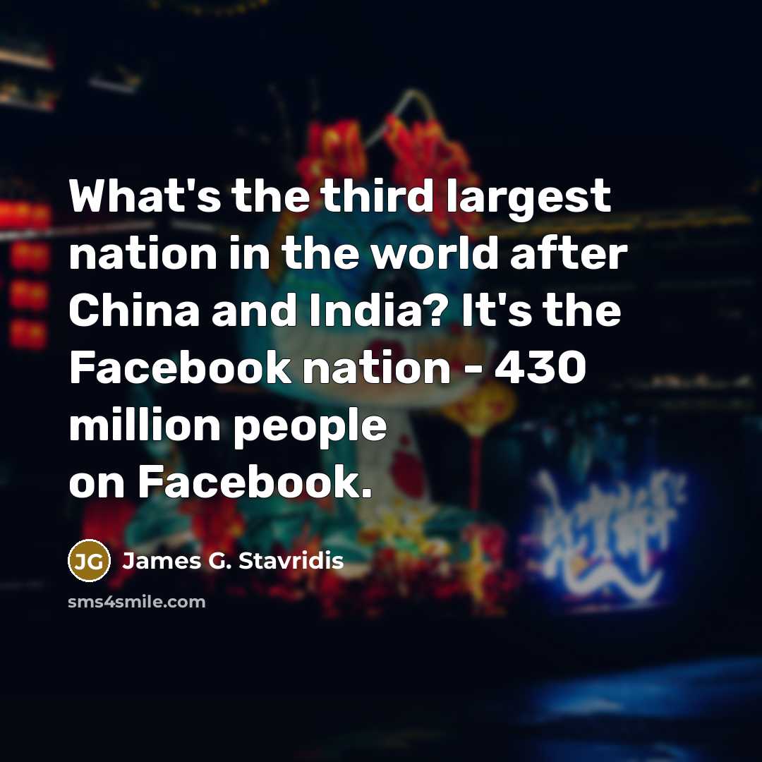 “What's the third largest nation in the world after China…” quote by James G. Stavridis