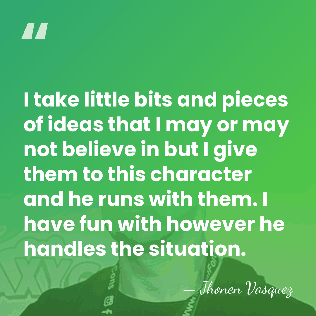 I take little bits and pieces of ideas that I may or&hellip; - Jhonen Vasquez