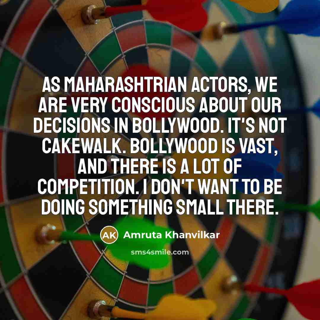 “As Maharashtrian actors, we are very conscious about our decisions…” quote by Amruta Khanvilkar