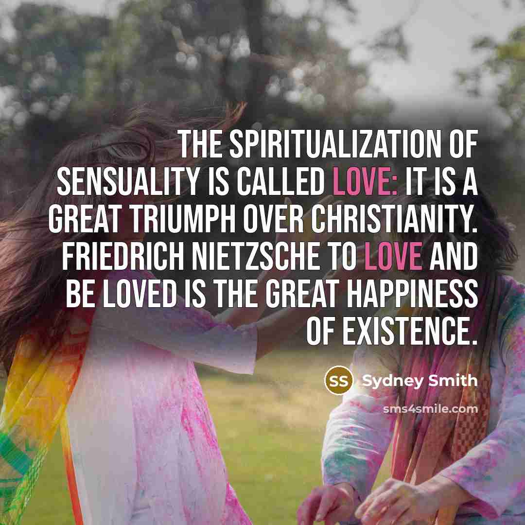 “The spiritualization of sensuality is called love: it is a…” quote by Sydney Smith