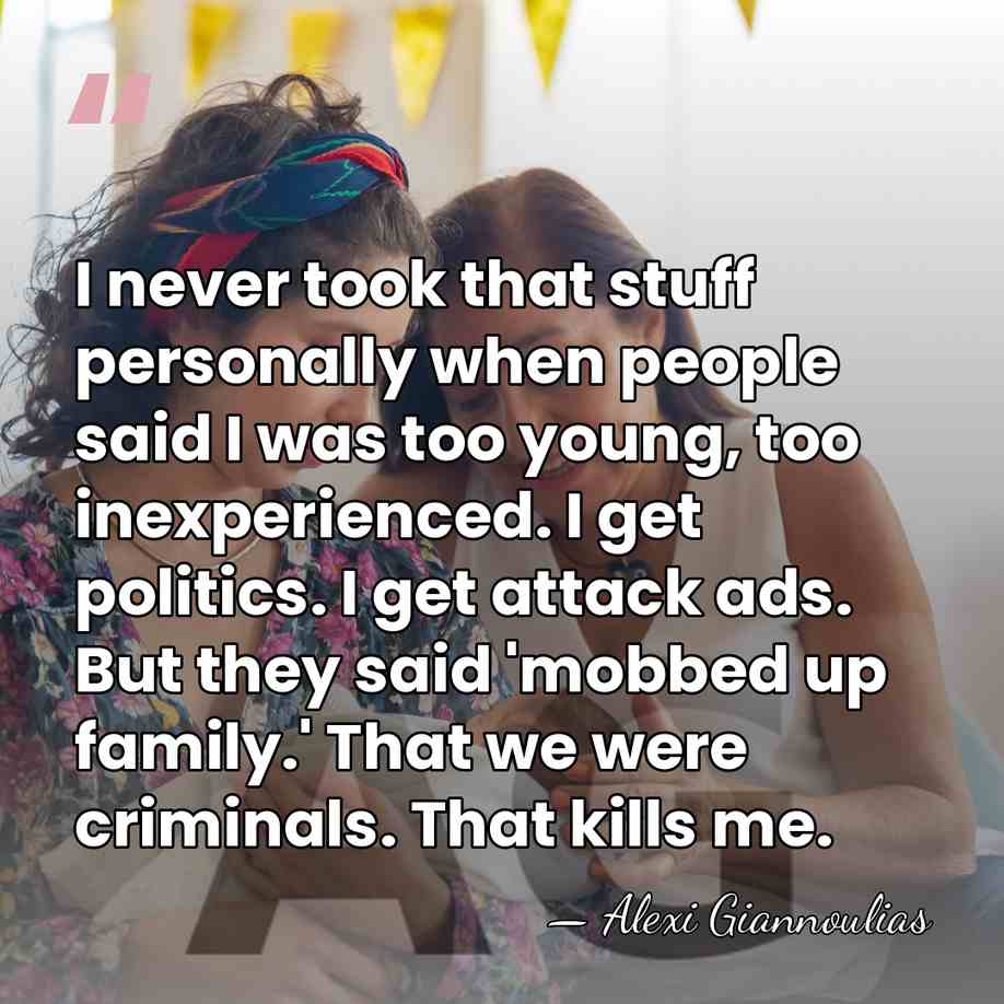 I never took that stuff personally when people said I was too&hellip; - Alexi Giannoulias