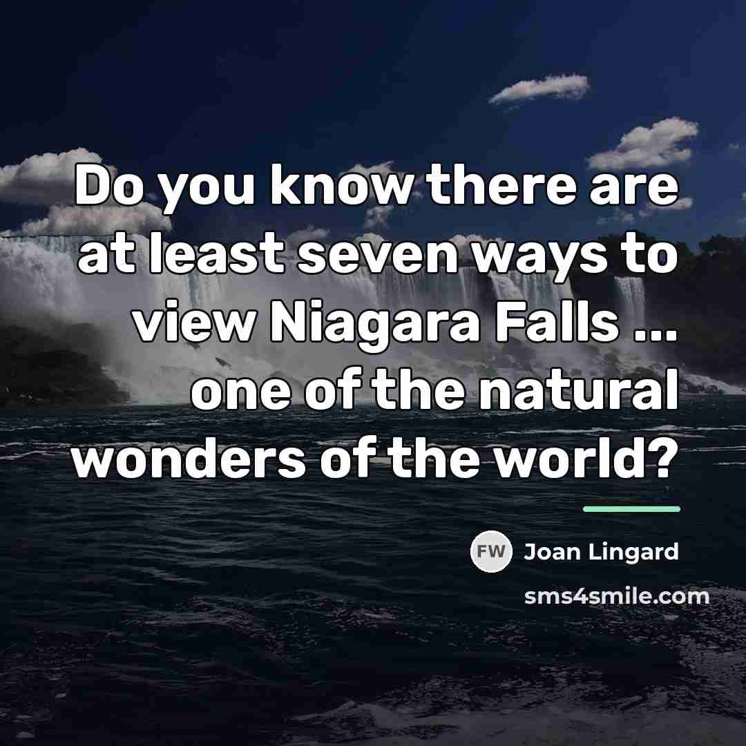 “Do you know there are at least seven ways to…” quote by Joan Lingard