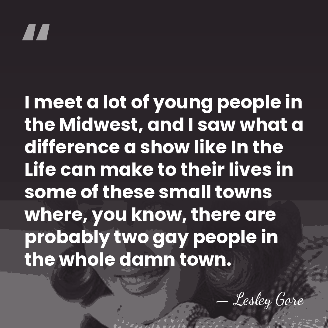 I meet a lot of young people in the Midwest, and I&hellip; - Lesley Gore