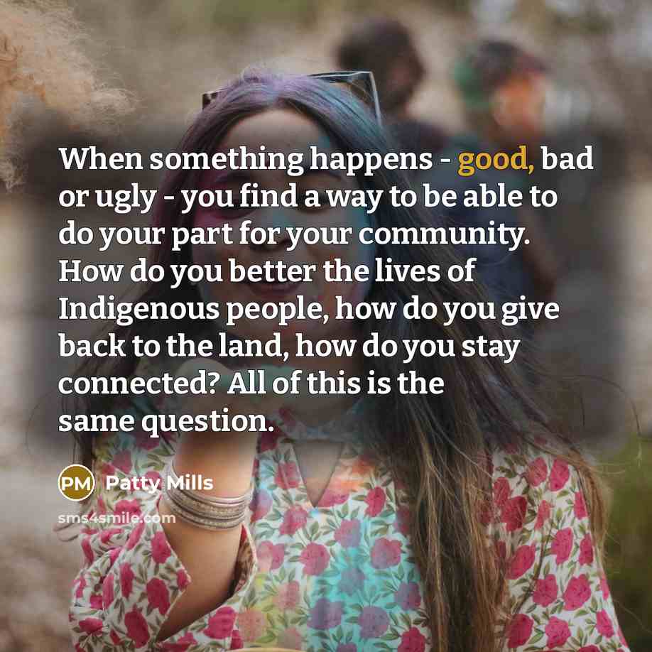 “When something happens - good, bad or ugly - you…” quote by Patty Mills