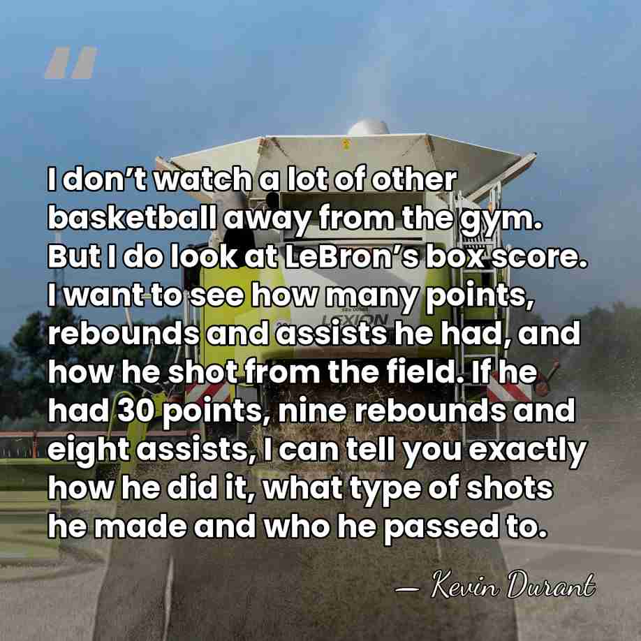 I don’t watch a lot of other basketball away from the gym.&hellip; - Kevin Durant