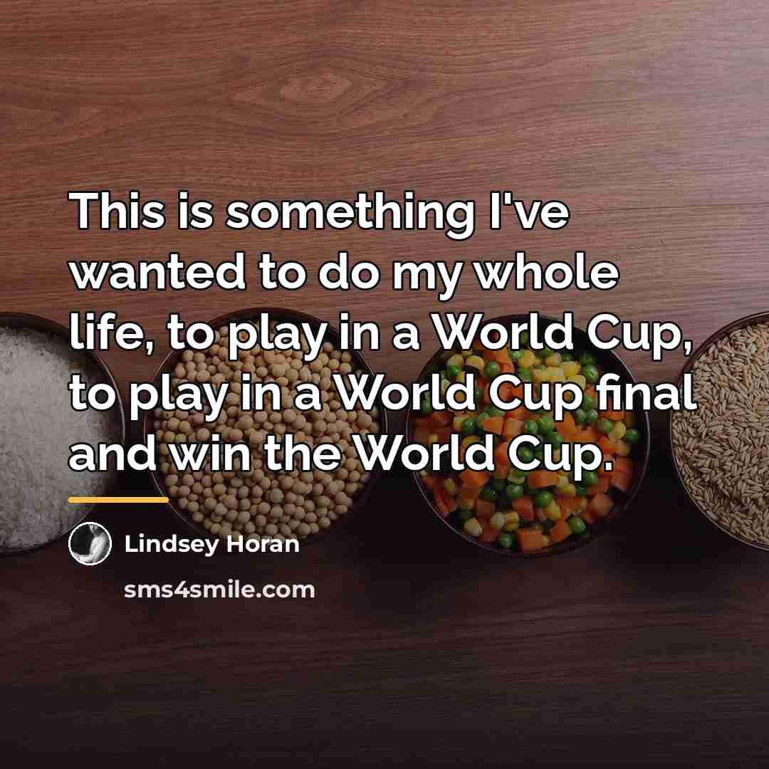 “This is something I've wanted to do my whole life,…” quote by Lindsey Horan