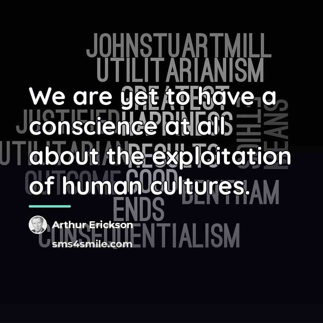 “We are yet to have a conscience at all about…” quote by Arthur Erickson