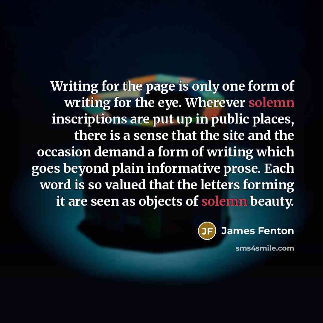 “Writing for the page is only one form of writing…” quote by James Fenton