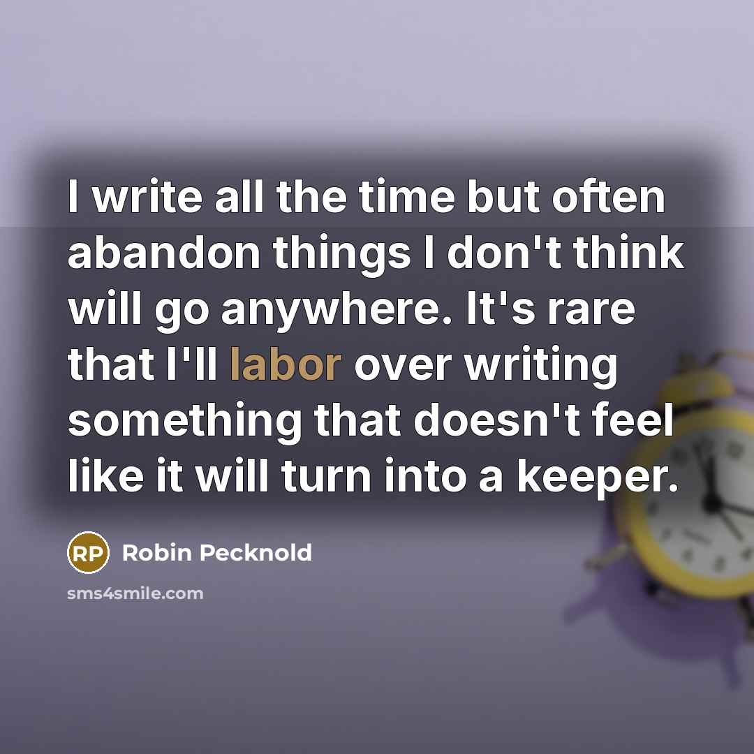 “I write all the time but often abandon things I…” quote by Robin Pecknold