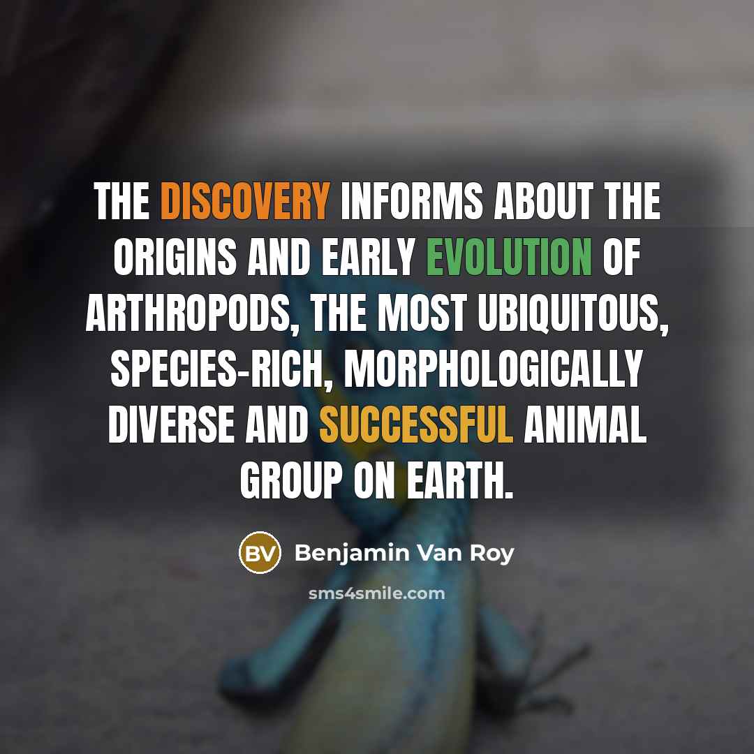 “The discovery informs about the origins and early evolution of…” quote by Benjamin Van Roy