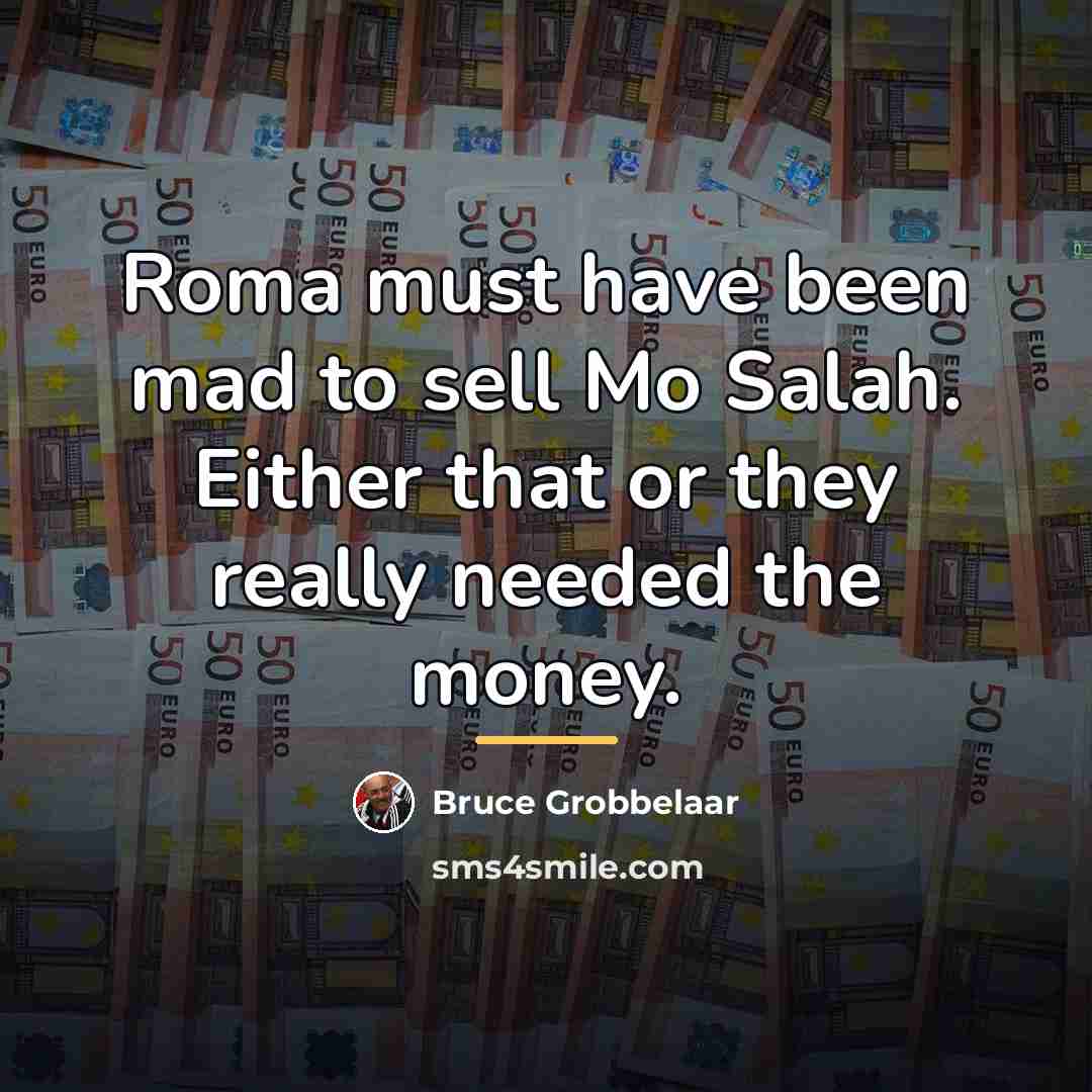 “Roma must have been mad to sell Mo Salah. Either…” quote by Bruce Grobbelaar