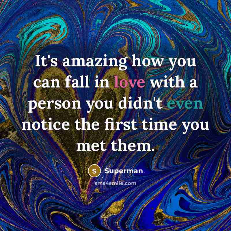 “It's amazing how you can fall in love with a…” quote by Superman