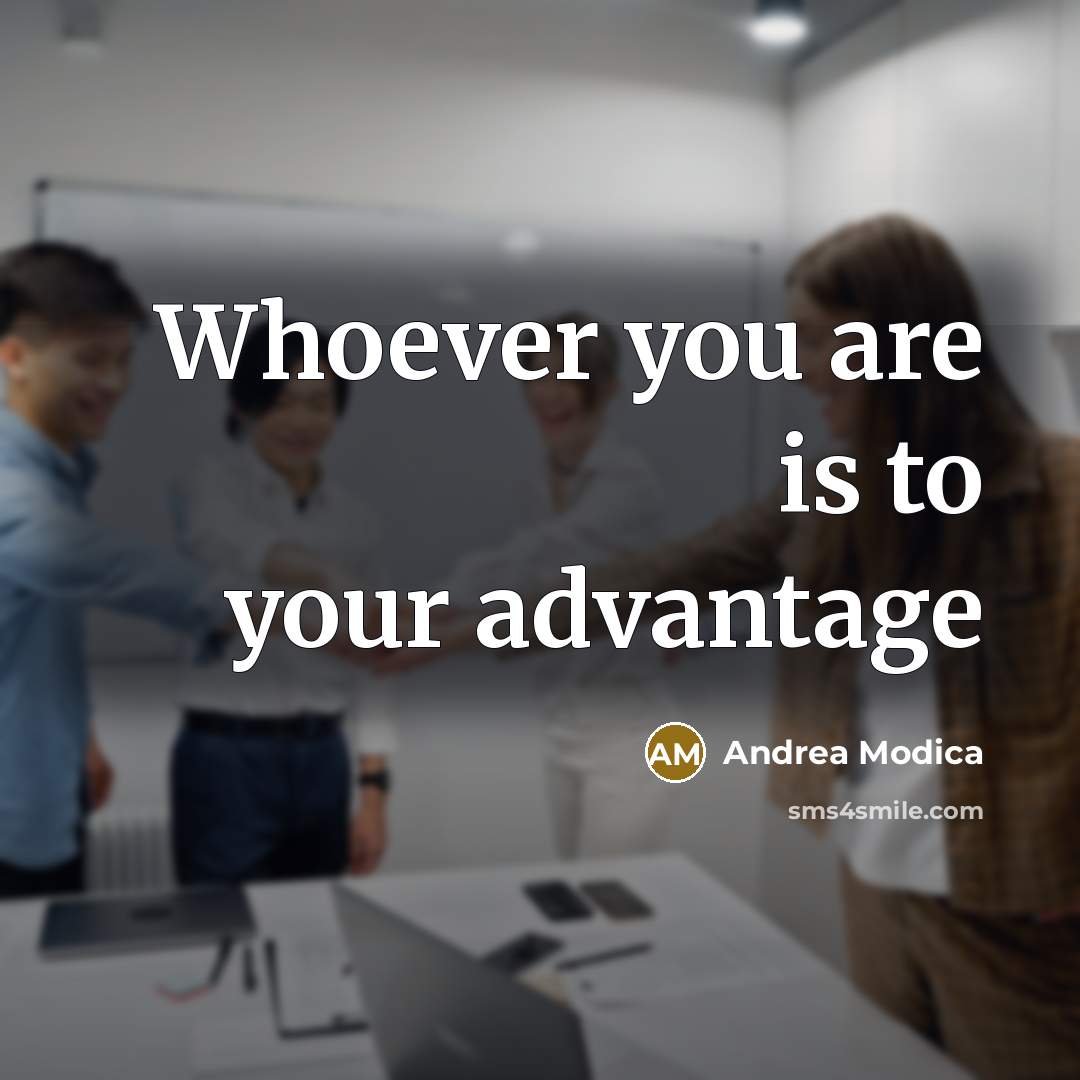 “Whoever you are is to your advantage…” quote by Andrea Modica