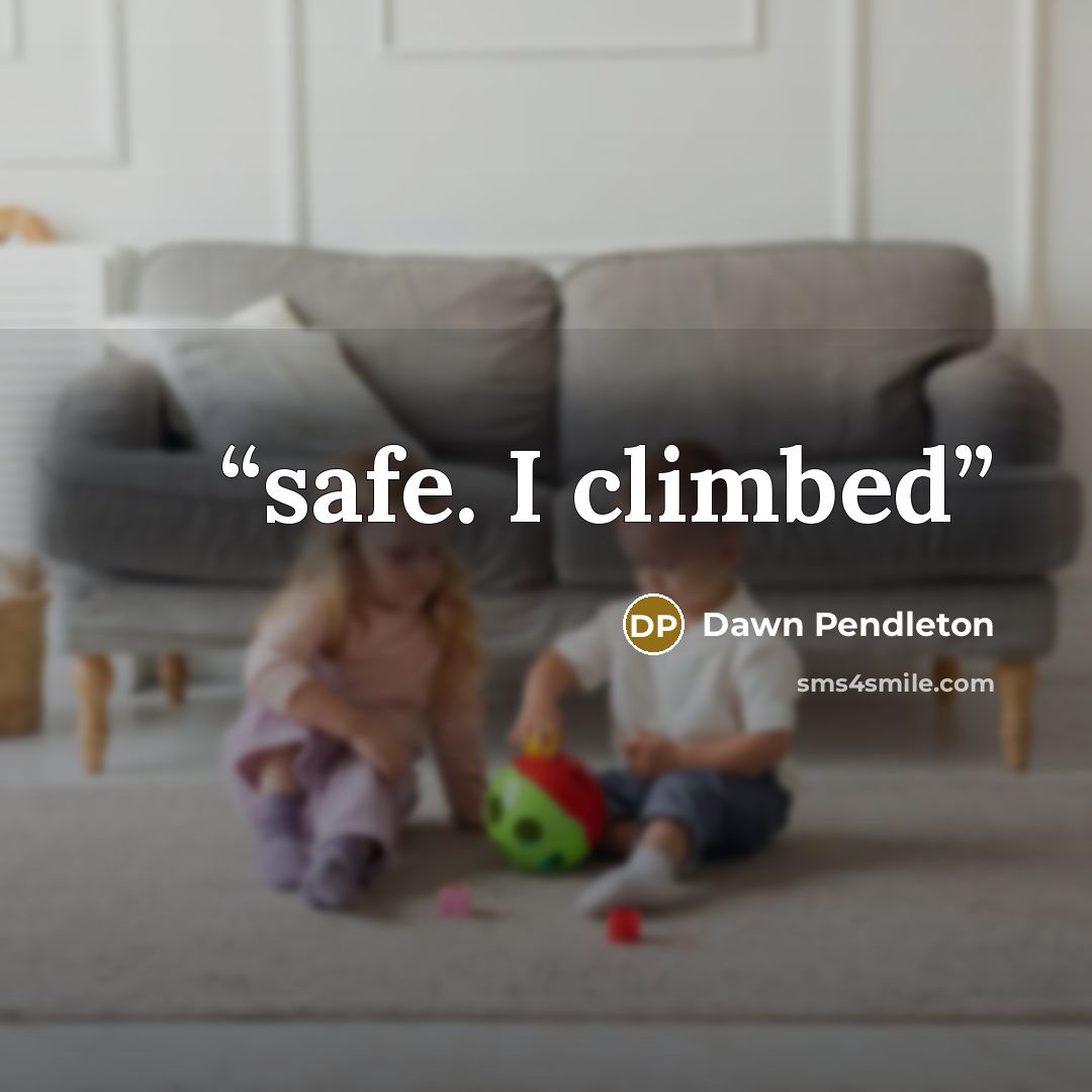 “safe. I climbed” quote by Dawn Pendleton
