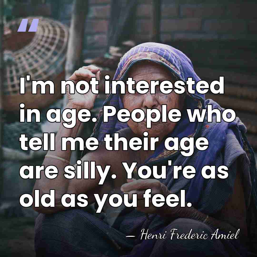 I'm not interested in age. People who tell me their age are&hellip; - Henri Frederic Amiel