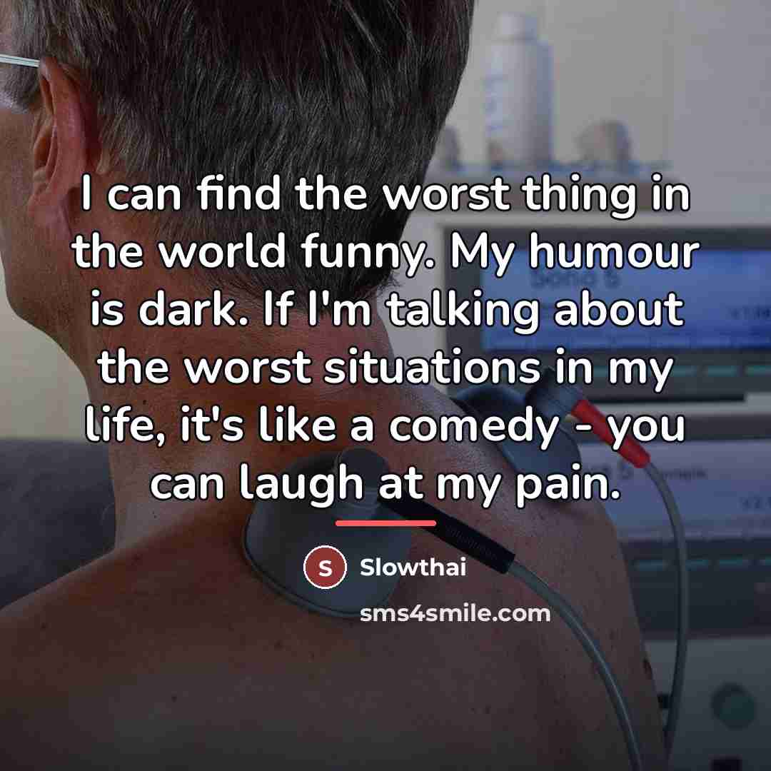 “I can find the worst thing in the world funny.…” quote by Slowthai