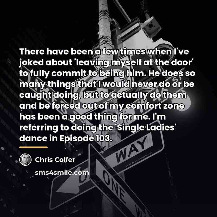 “There have been a few times when I've joked about…” quote by Chris Colfer