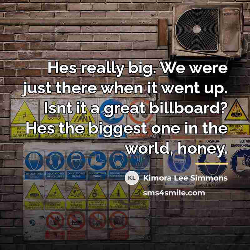 “Hes really big. We were just there when it went…” quote by Kimora Lee Simmons