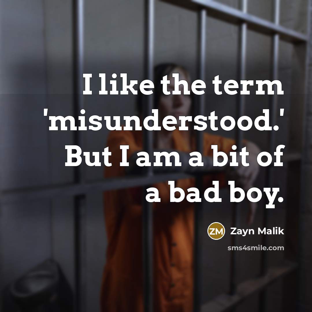 “I like the term 'misunderstood.' But I am a bit…” quote by Zayn Malik