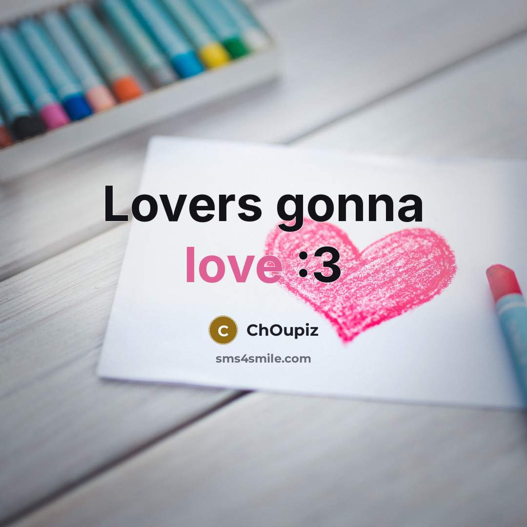 “Lovers gonna love :3…” quote by ChOupiz
