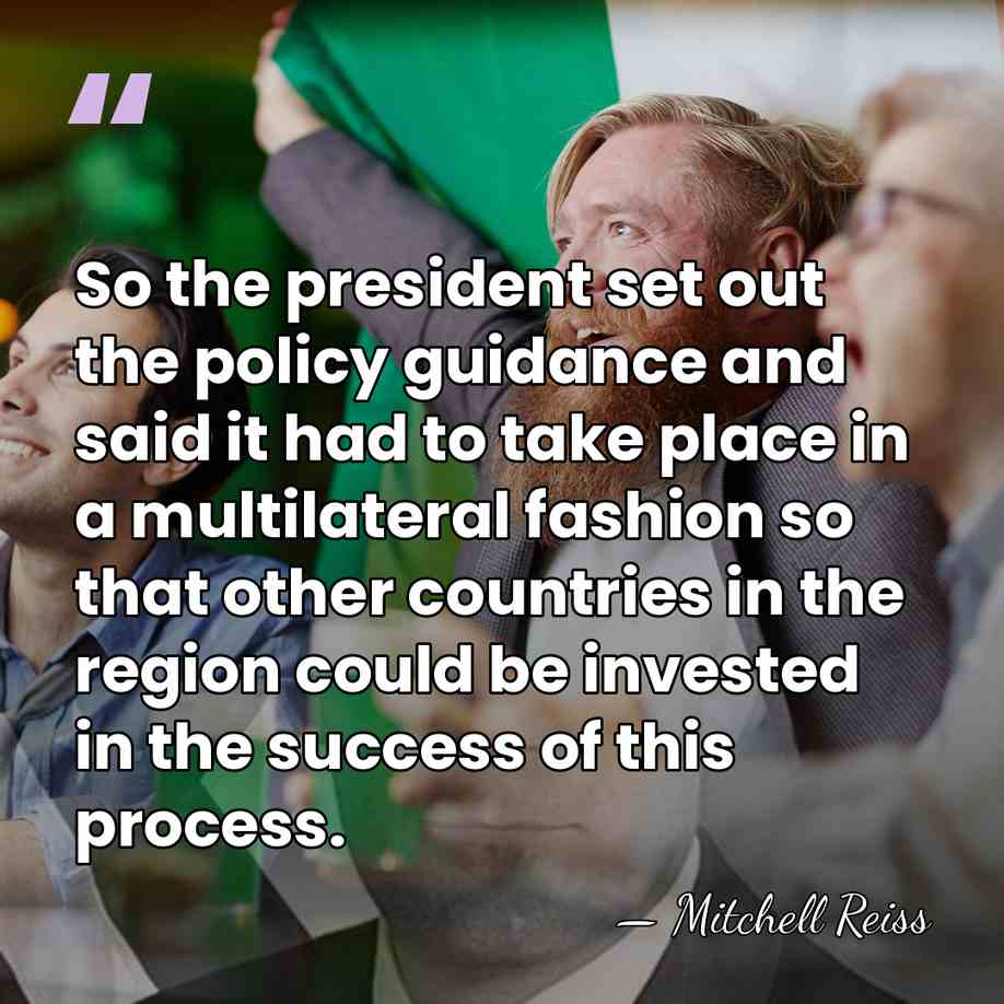 So the president set out the policy guidance and said it had&hellip; - Mitchell Reiss