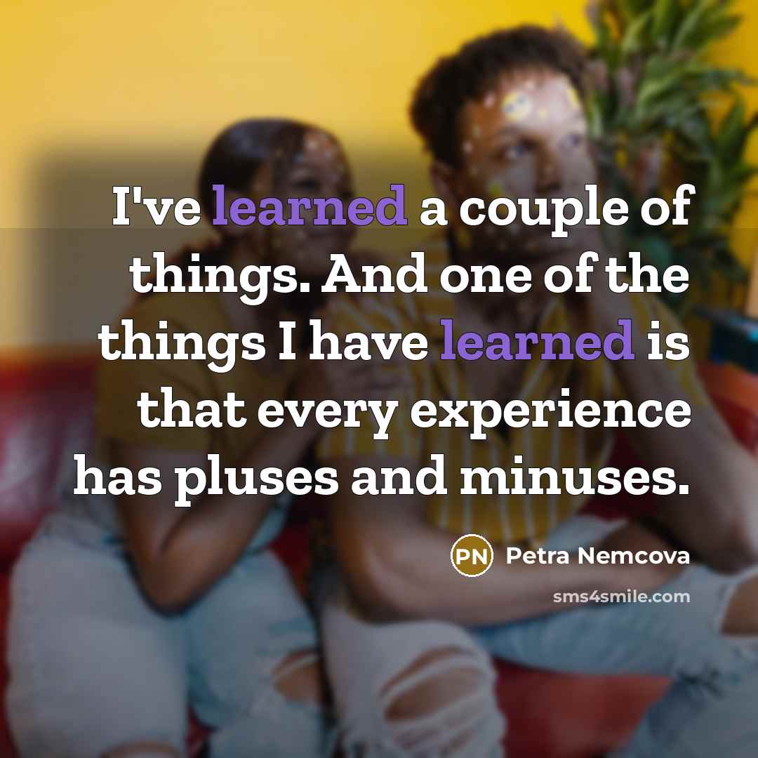 “I've learned a couple of things. And one of the…” quote by Petra Nemcova