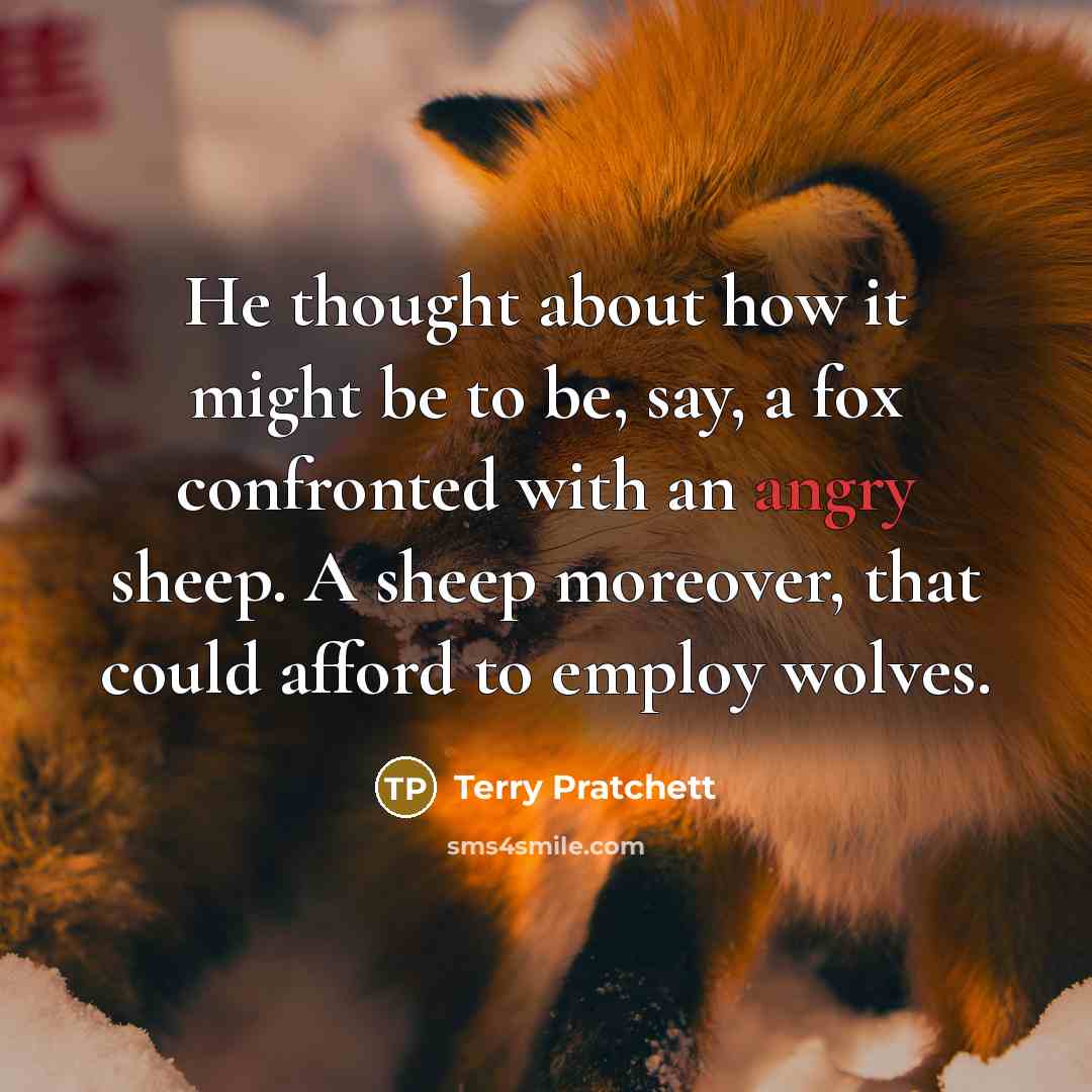 “He thought about how it might be to be, say,…” quote by Terry Pratchett