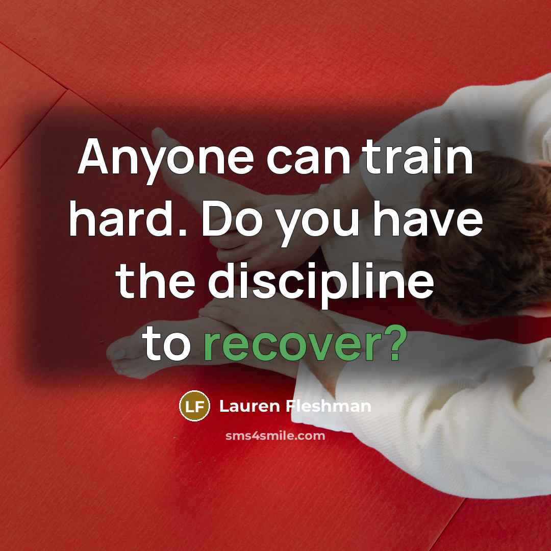 “Anyone can train hard. Do you have the discipline to…” quote by Lauren Fleshman