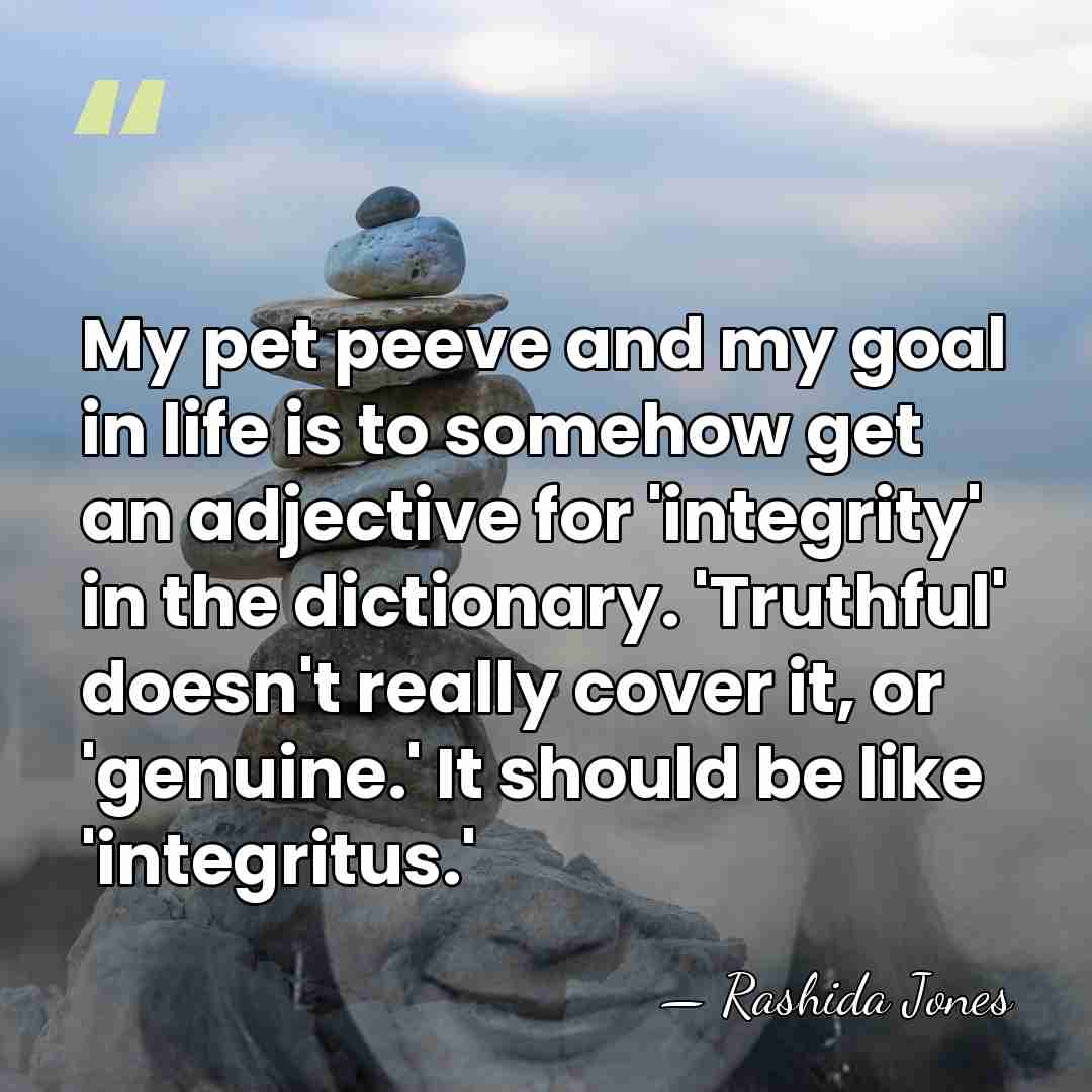 My pet peeve and my goal in life is to somehow get&hellip; - Rashida Jones