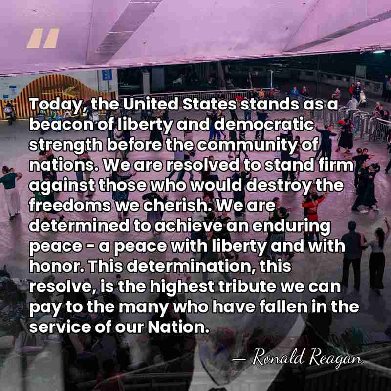 Today, the United States stands as a beacon of liberty and democratic&hellip; - Ronald Reagan
