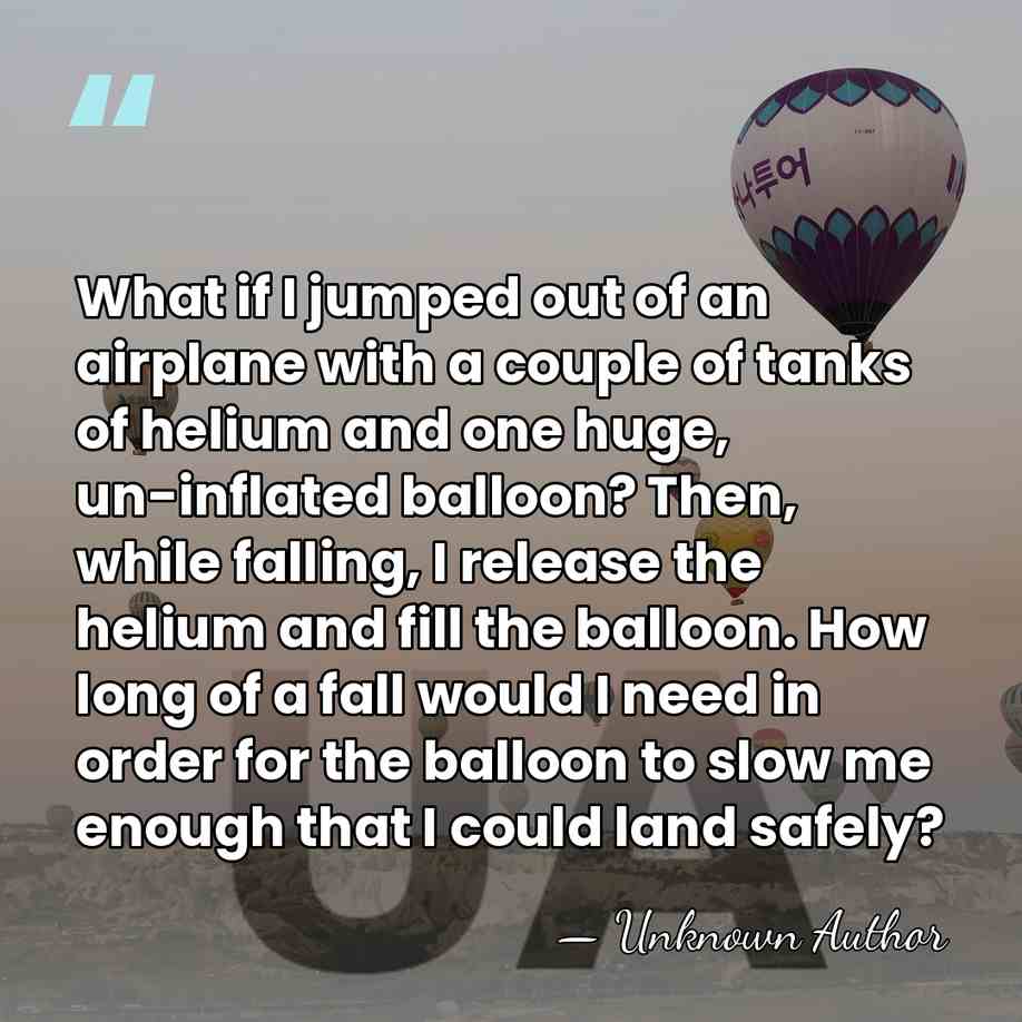 What if I jumped out of an airplane with a couple of&hellip; - Colin Rowe