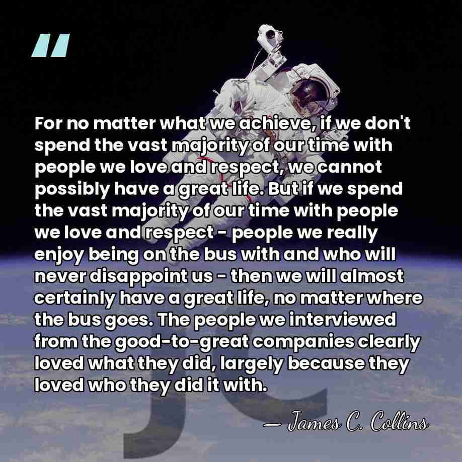 For no matter what we achieve, if we don't spend the vast&hellip; - James C. Collins