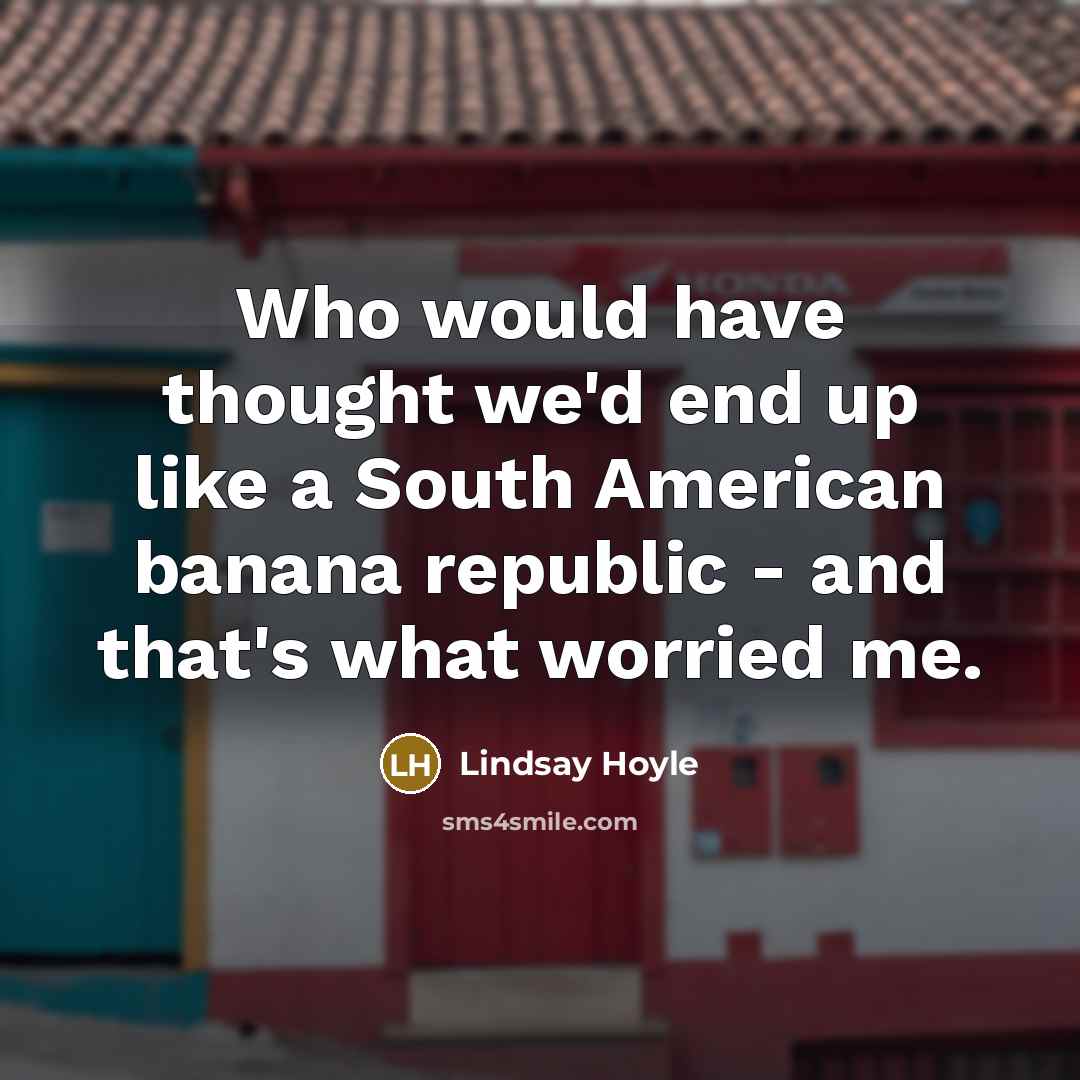“Who would have thought we'd end up like a South…” quote by Lindsay Hoyle