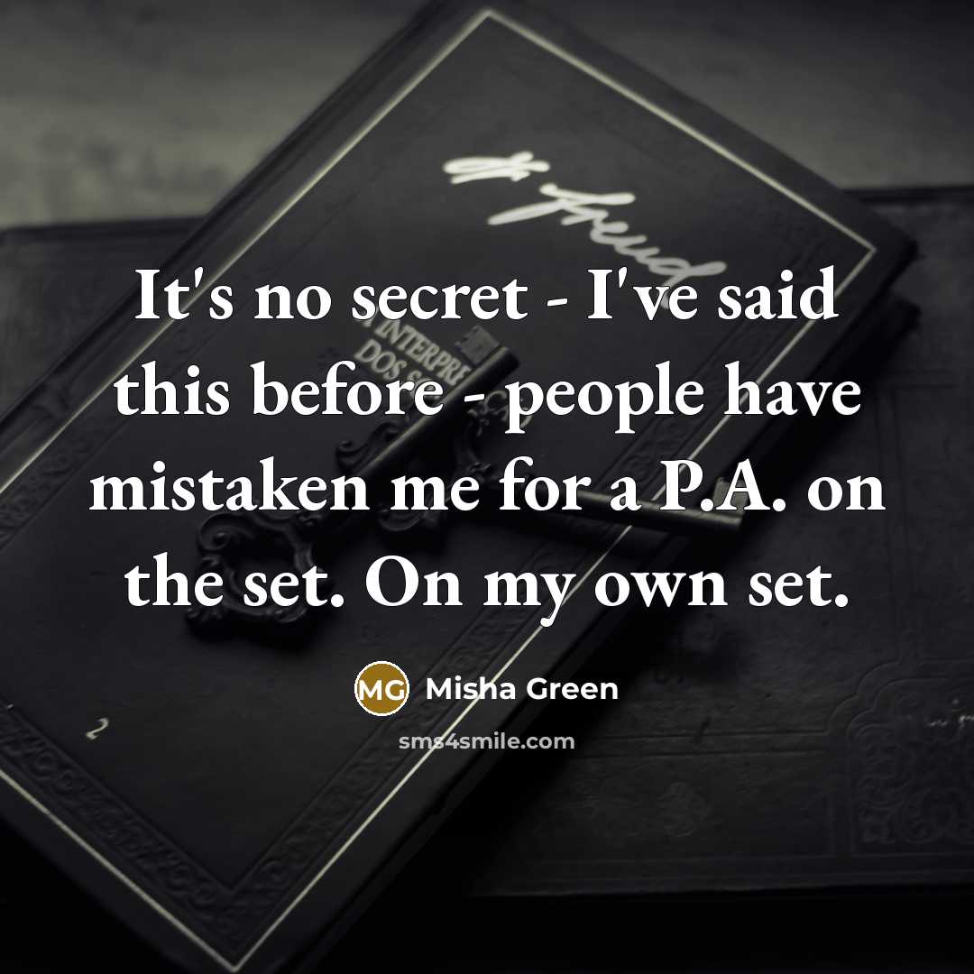 “It's no secret - I've said this before - people…” quote by Misha Green
