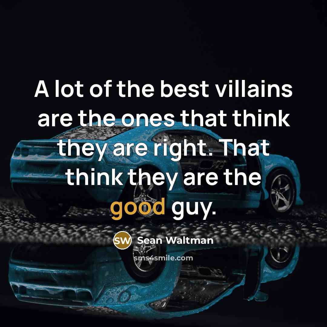 “A lot of the best villains are the ones that…” quote by Sean Waltman