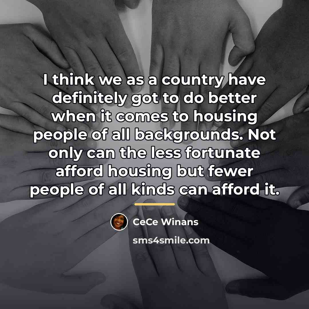 “I think we as a country have definitely got to…” quote by CeCe Winans
