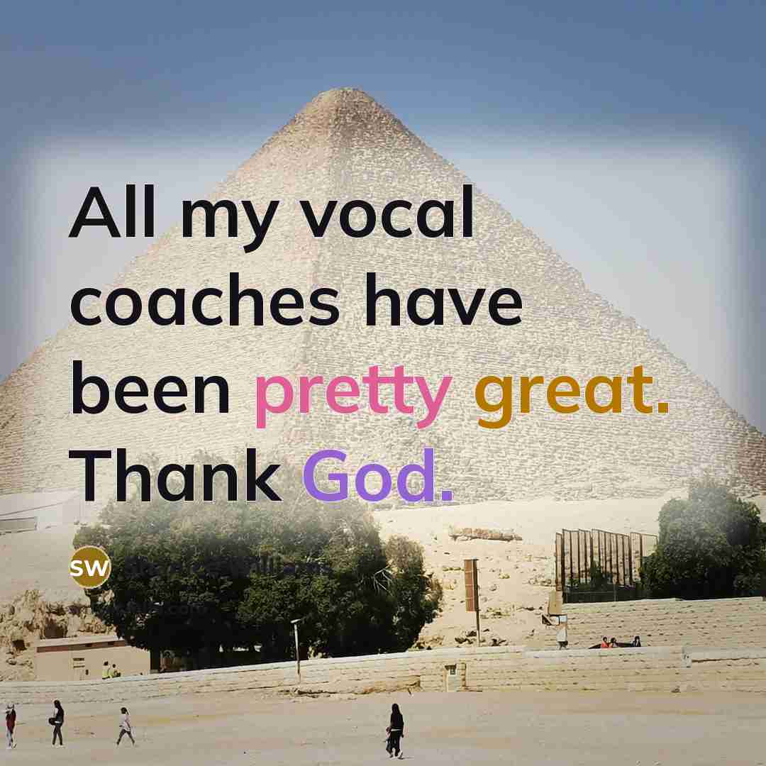 “All my vocal coaches have been pretty great. Thank God.…” quote by Shanice Williams