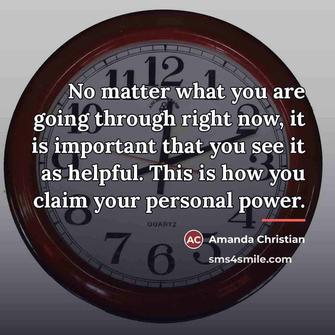“No matter what you are going through right now, it…” quote by Amanda Christian
