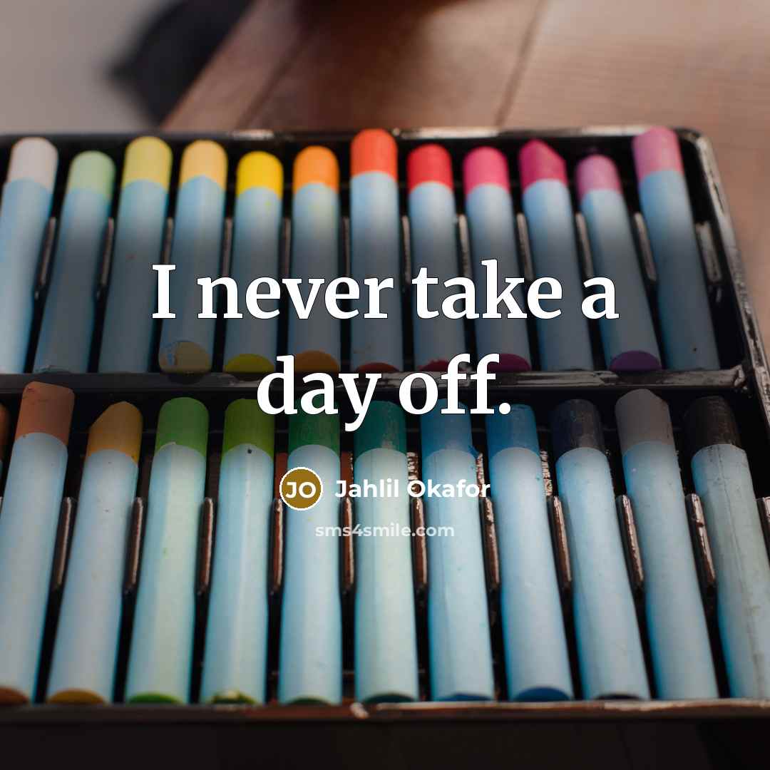 “I never take a day off.…” quote by Jahlil Okafor